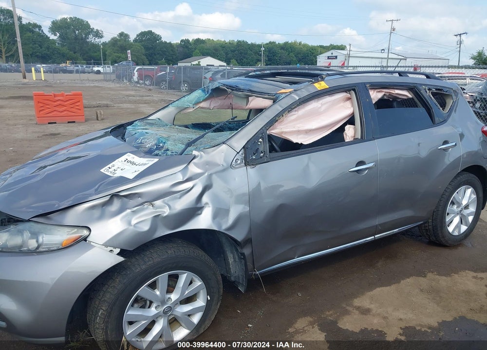 2012 NISSAN MURANO SL VIN: JN8AZ1MW5CW233988