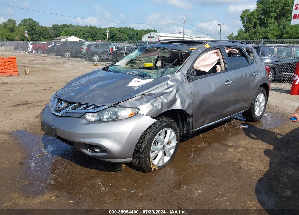 2012 NISSAN MURANO SL VIN: JN8AZ1MW5CW233988