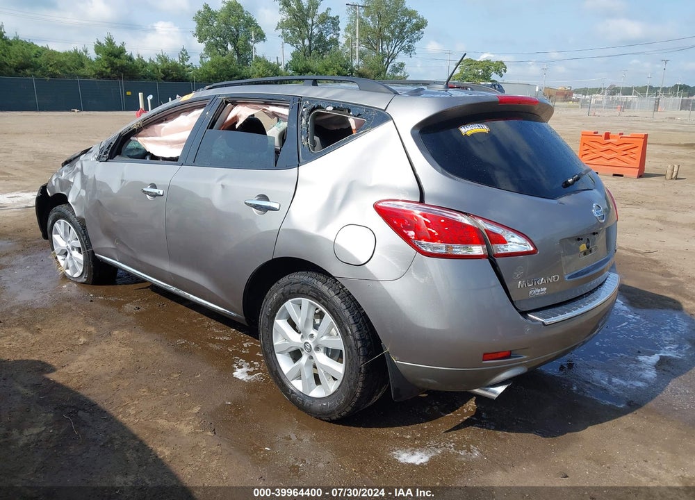 2012 NISSAN MURANO SL VIN: JN8AZ1MW5CW233988