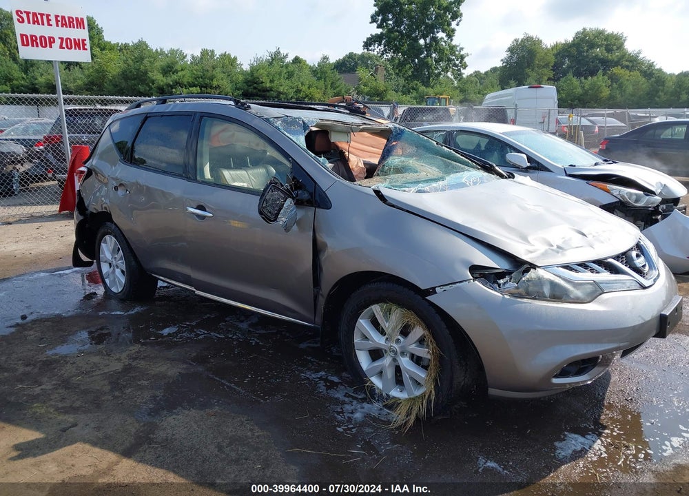 2012 NISSAN MURANO SL VIN: JN8AZ1MW5CW233988