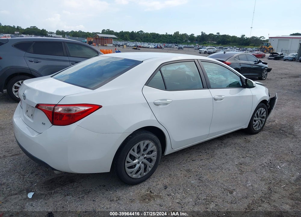 2017 TOYOTA COROLLA LE VIN: 2T1BURHE4HC801193