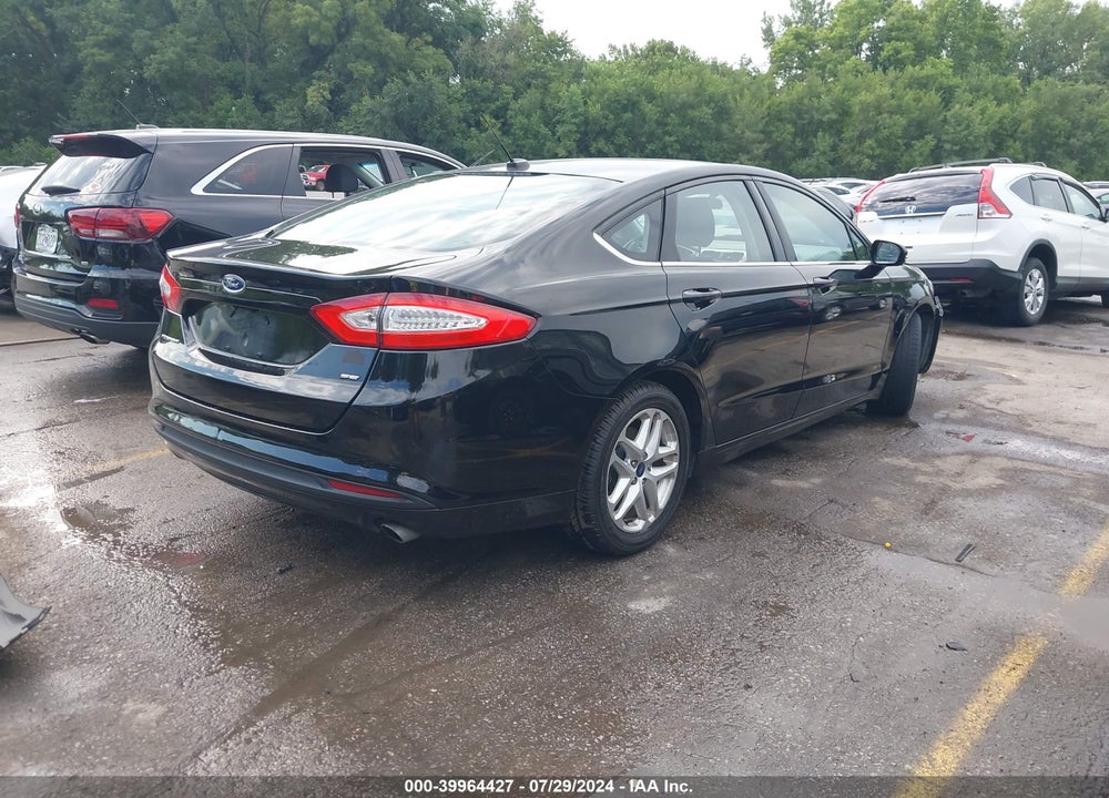 2016 FORD FUSION SE VIN: 3FA6P0H72GR133205