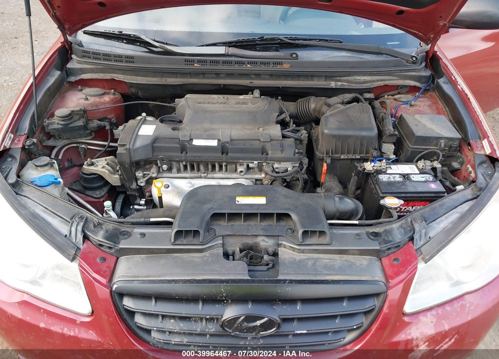 2009 HYUNDAI ELANTRA GLS VIN: KMHDU46D89U746575