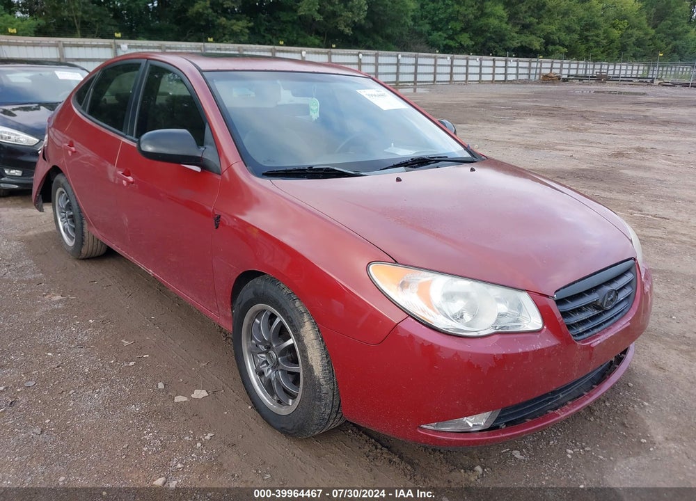 2009 HYUNDAI ELANTRA GLS VIN: KMHDU46D89U746575