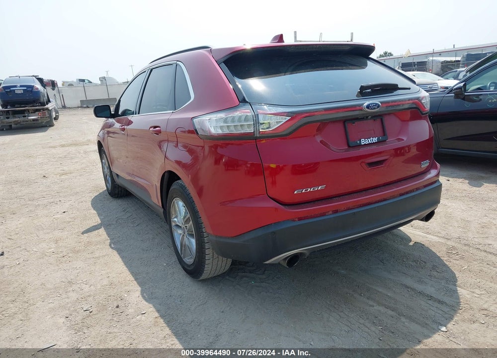 2015 FORD EDGE SEL VIN: 2FMTK3J98FBB74164