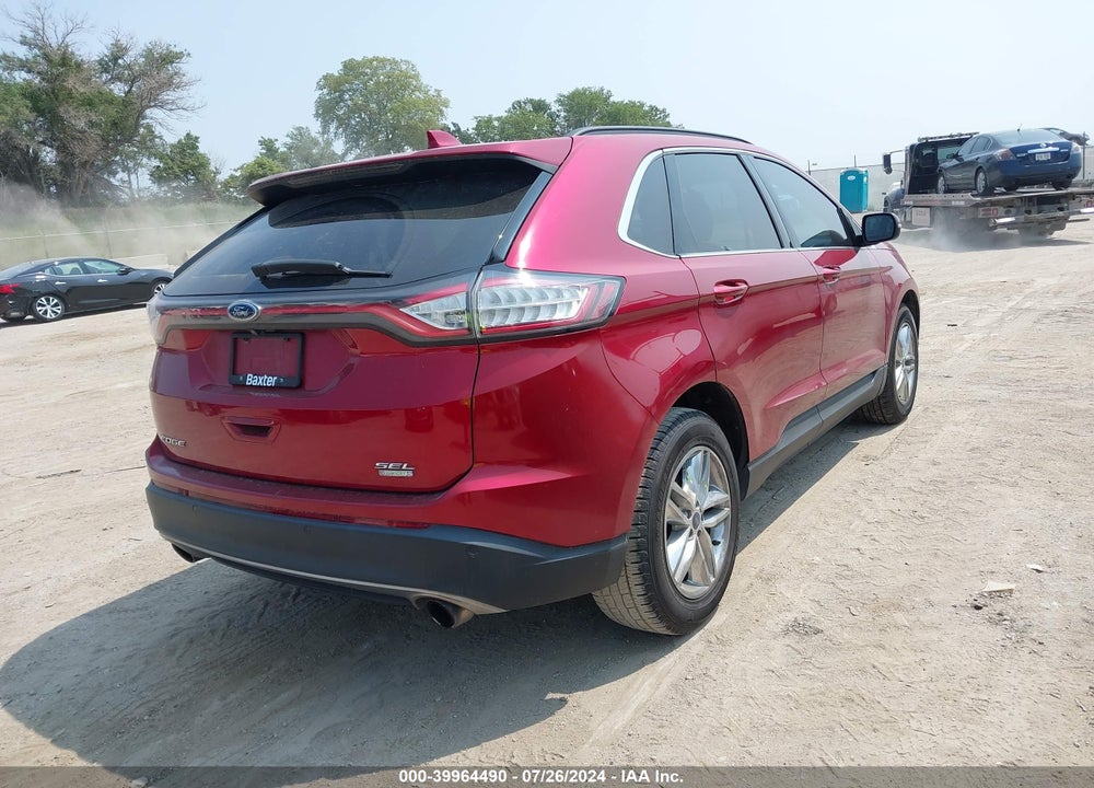 2015 FORD EDGE SEL VIN: 2FMTK3J98FBB74164