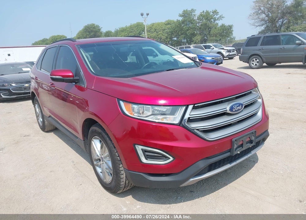 2015 FORD EDGE SEL VIN: 2FMTK3J98FBB74164