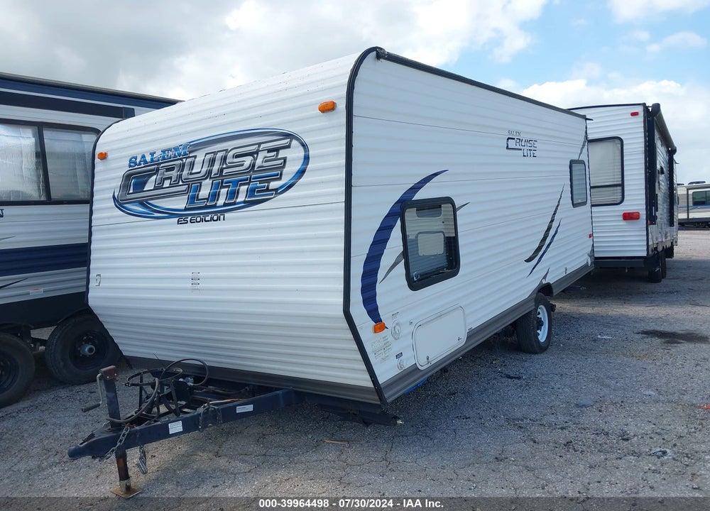 2015 FOREST RIVER SALEM CRUISE LITE VIN: 4X4TSMW12F7406161