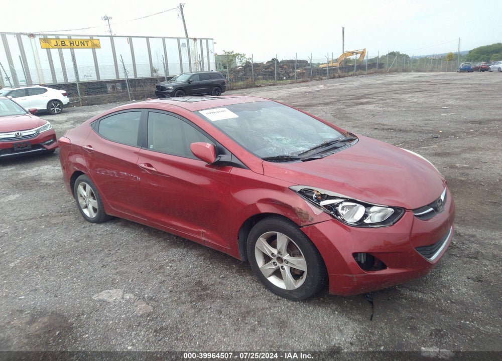 2013 HYUNDAI ELANTRA GLS VIN: KMHDH4AE0DU581294