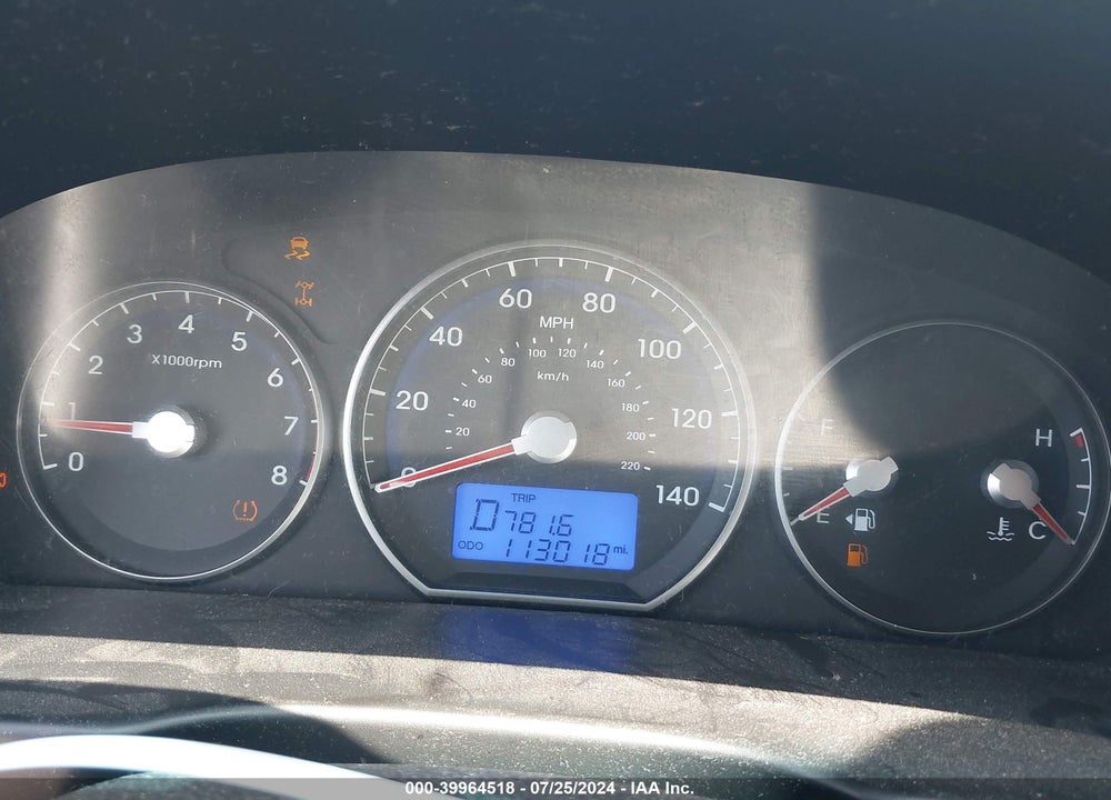 2010 HYUNDAI SANTA FE GLS VIN: 5NMSGDAB9AH391680