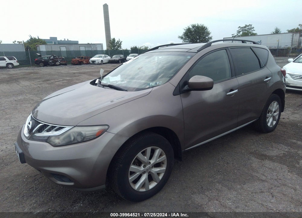 2011 NISSAN MURANO SL VIN: JN8AZ1MW6BW154229
