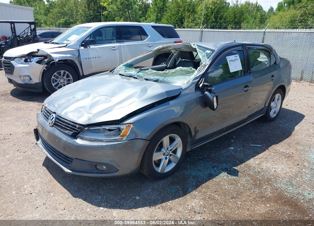 2012 VOLKSWAGEN JETTA 2.0L TDI VIN: 3VW3L7AJ8CM395693