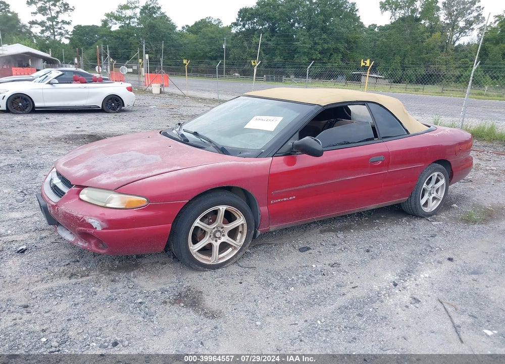 1998 CHRYSLER SEBRING JX VIN: 3C3EL45H0WT284071