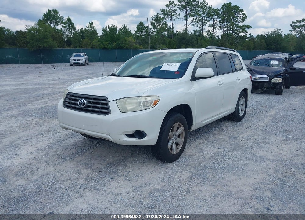 2010 TOYOTA HIGHLANDER BASE V6 VIN: 5TDZK3EH5AS008594
