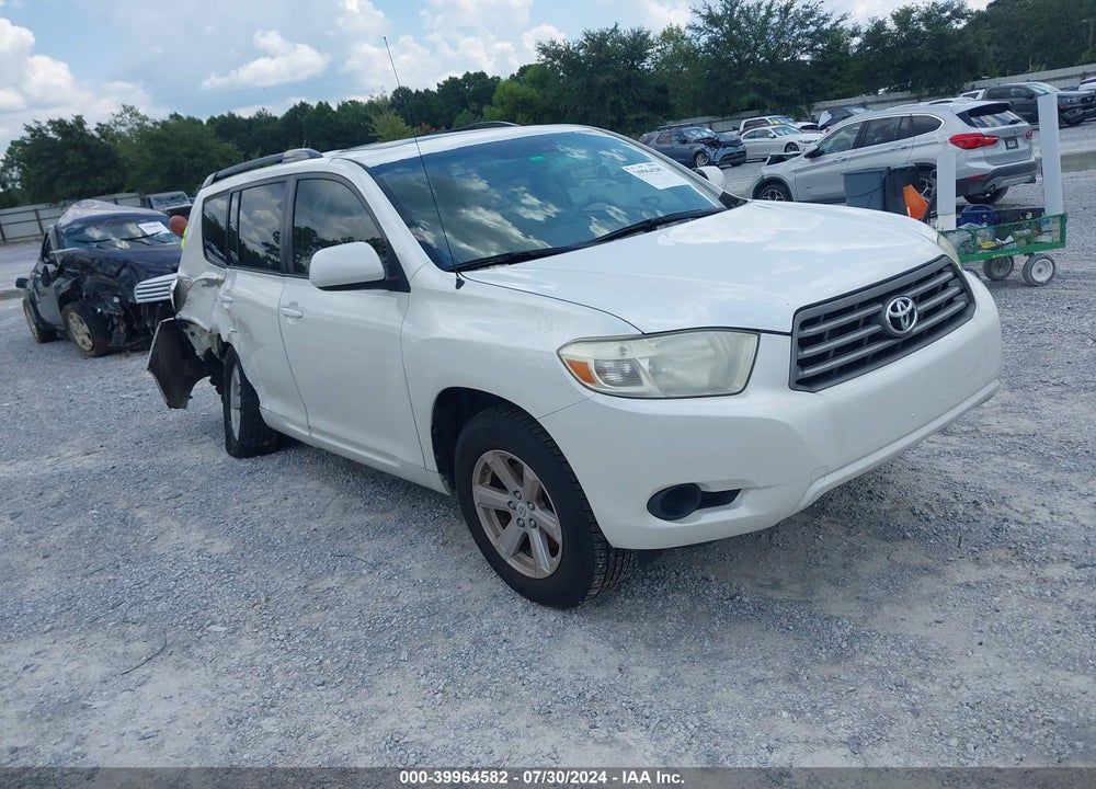2010 TOYOTA HIGHLANDER BASE V6 VIN: 5TDZK3EH5AS008594
