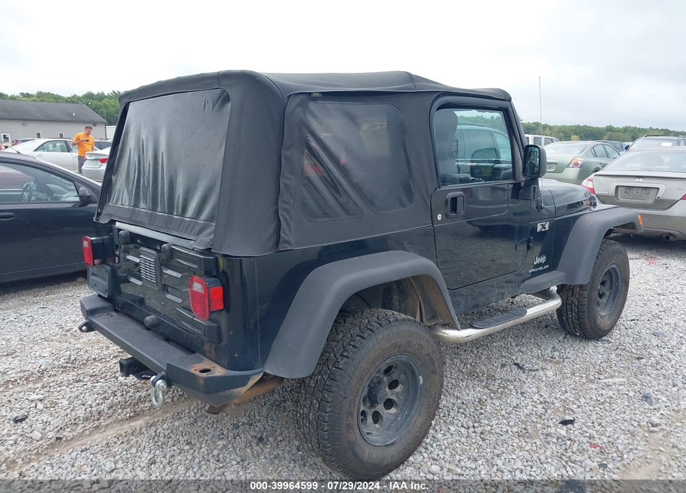 2006 JEEP WRANGLER X VIN: 1J4FA39S86P787612