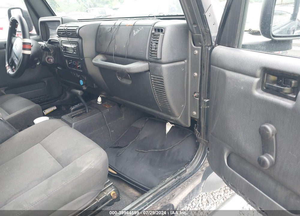 2006 JEEP WRANGLER X VIN: 1J4FA39S86P787612