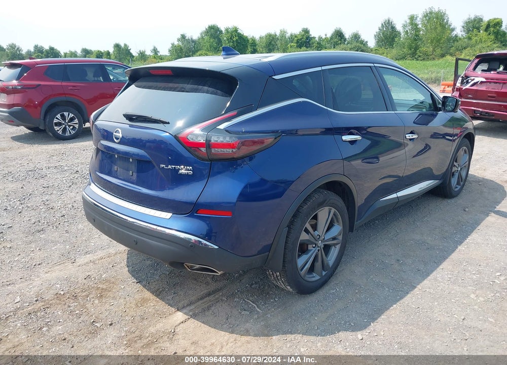 2020 NISSAN MURANO PLATINUM INTELLIGENT AWD VIN: 5N1AZ2DS7LN127817