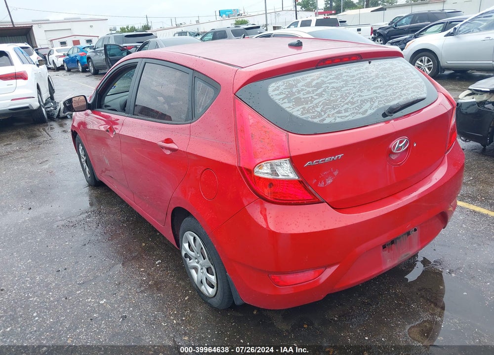 2014 HYUNDAI ACCENT GS VIN: KMHCT5AE7EU165552