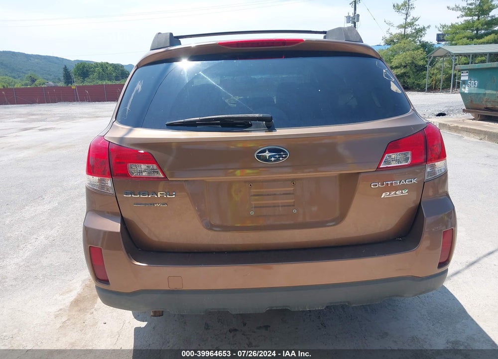 2012 SUBARU OUTBACK 2.5I PREMIUM VIN: 4S4BRBCC2C3299893