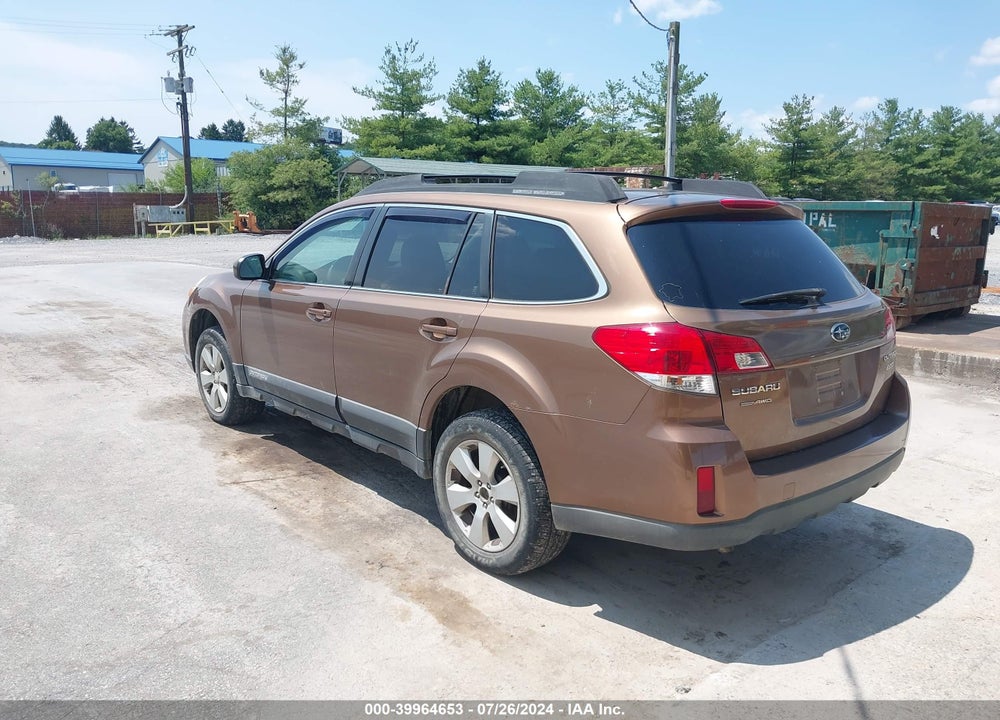 2012 SUBARU OUTBACK 2.5I PREMIUM VIN: 4S4BRBCC2C3299893