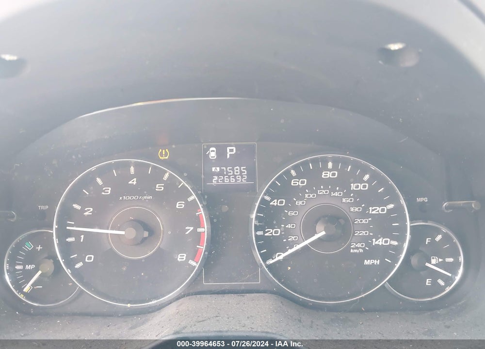 2012 SUBARU OUTBACK 2.5I PREMIUM VIN: 4S4BRBCC2C3299893