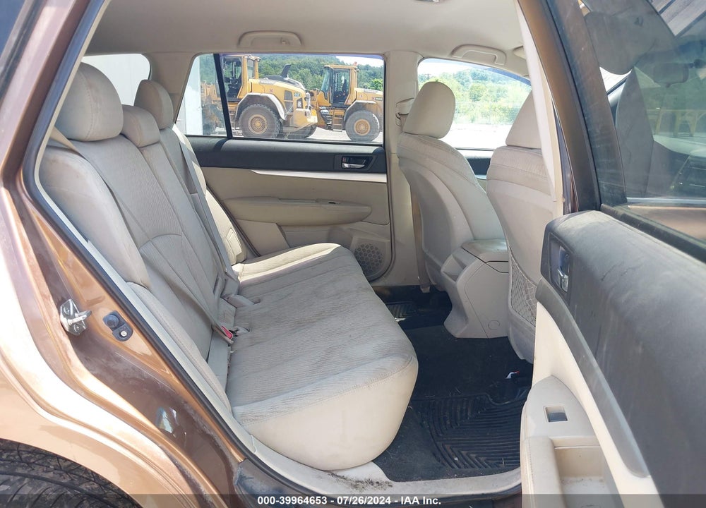 2012 SUBARU OUTBACK 2.5I PREMIUM VIN: 4S4BRBCC2C3299893