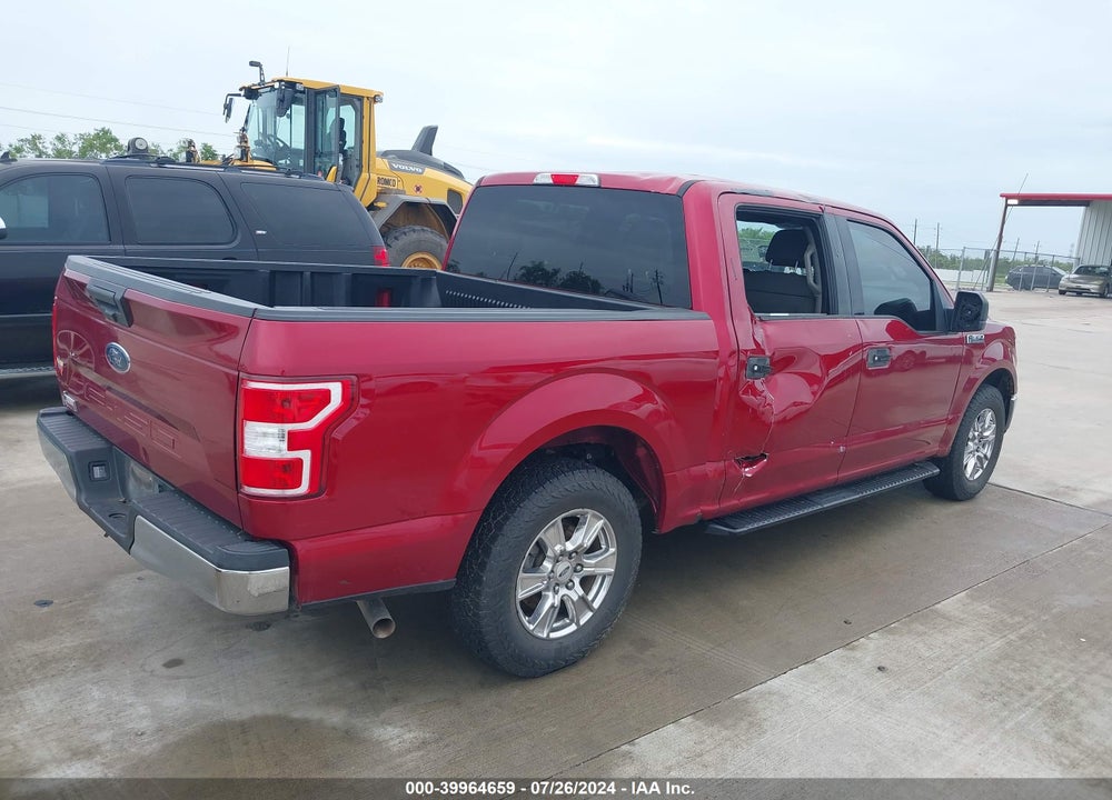 2018 FORD F-150 XLT VIN: 1FTEW1CB9JKC61950