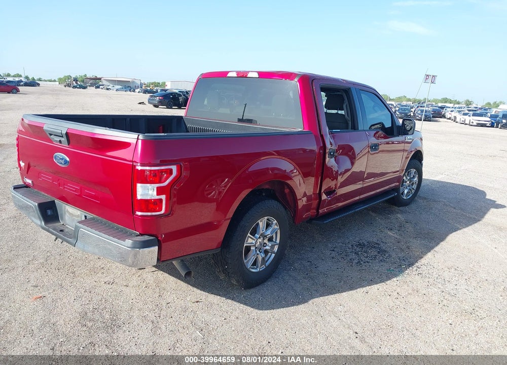 2018 FORD F-150 XLT VIN: 1FTEW1CB9JKC61950