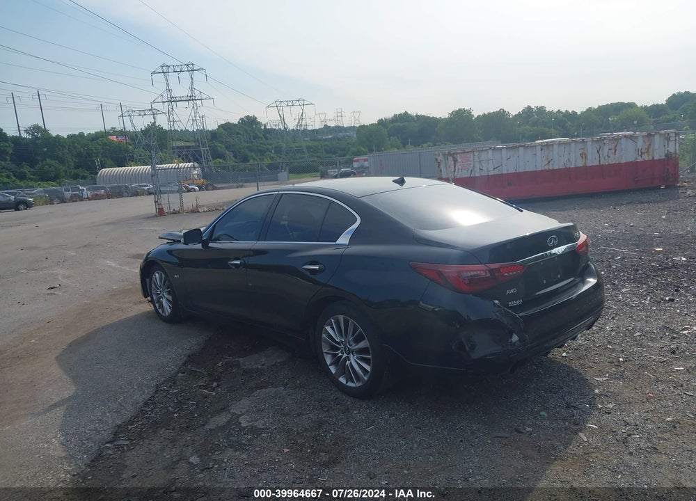 2019 INFINITI Q50 3.0T LUXE VIN: JN1EV7AR7KM558794