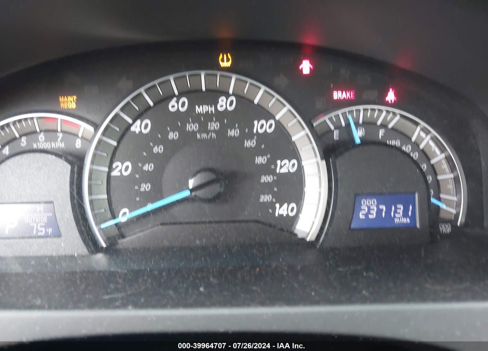 2012 TOYOTA CAMRY L/LE/SE/SE LIMITED EDITION/XLE VIN: 4T1BF1FK6CU059052