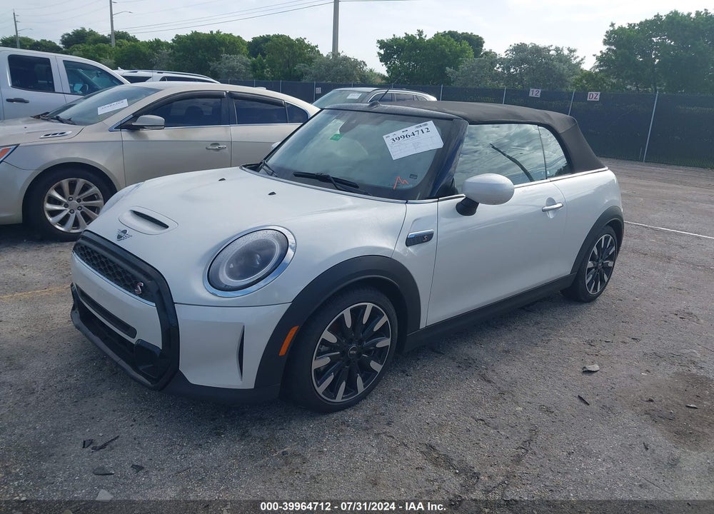 2023 MINI CONVERTIBLE COOPER S VIN: WMW43DL0XP3R21255