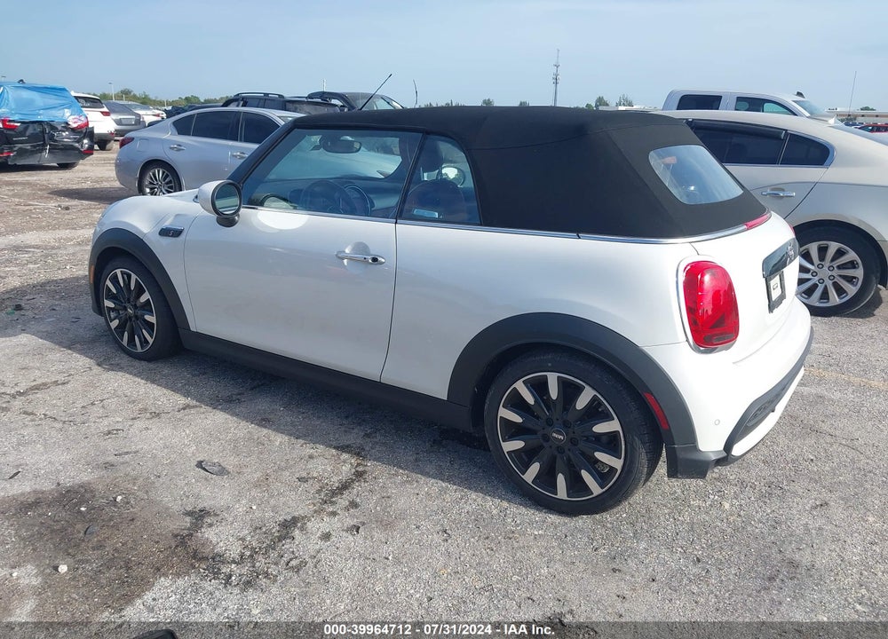 2023 MINI CONVERTIBLE COOPER S VIN: WMW43DL0XP3R21255