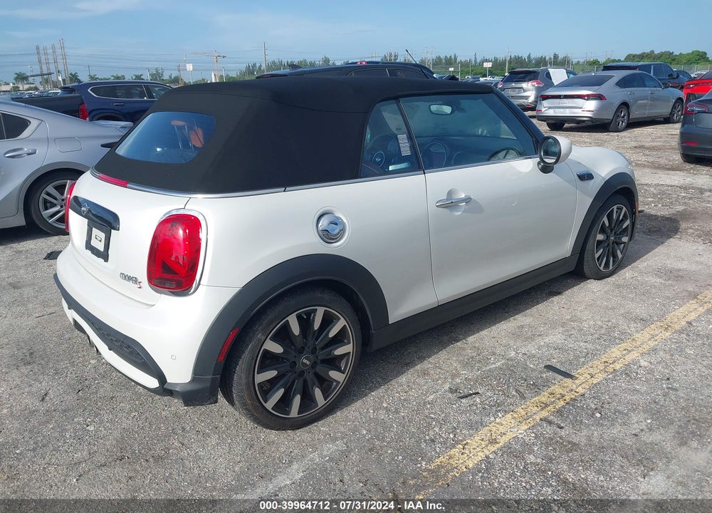 2023 MINI CONVERTIBLE COOPER S VIN: WMW43DL0XP3R21255