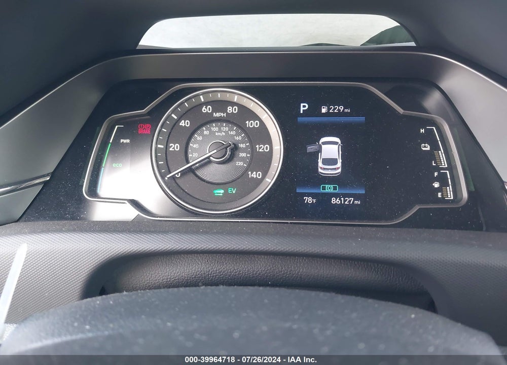 2020 HYUNDAI IONIQ HYBRID BLUE VIN: KMHC65LC8LU202740