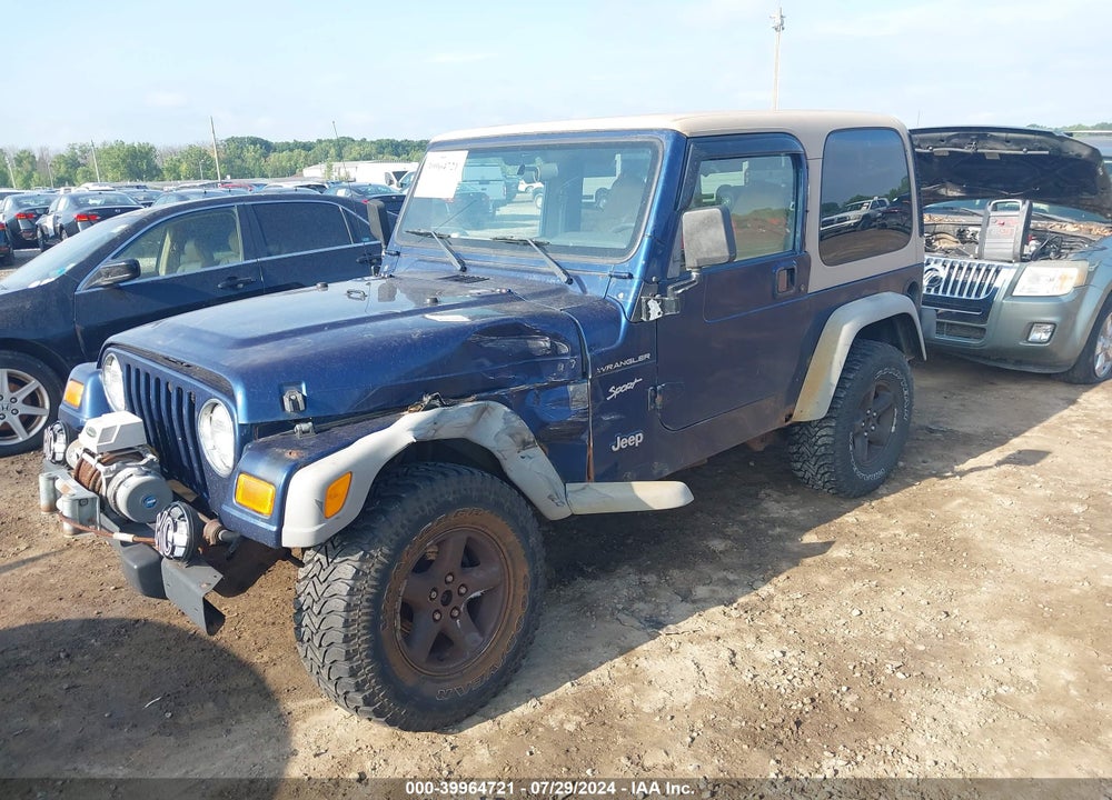 2002 JEEP WRANGLER SPORT VIN: 1J4FA49S82P713218