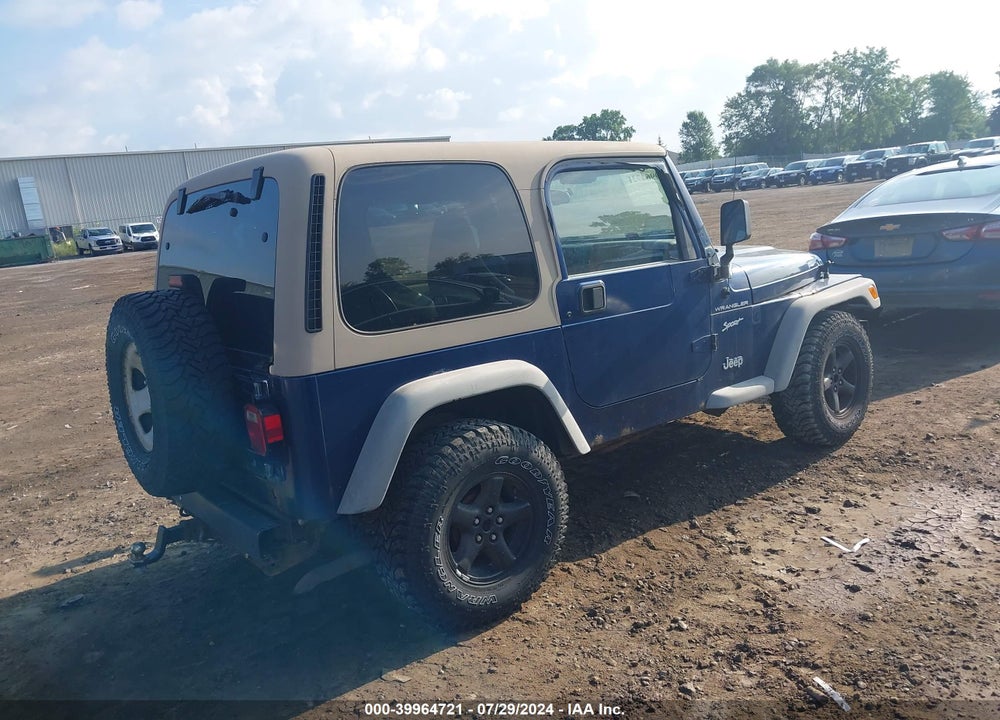2002 JEEP WRANGLER SPORT VIN: 1J4FA49S82P713218