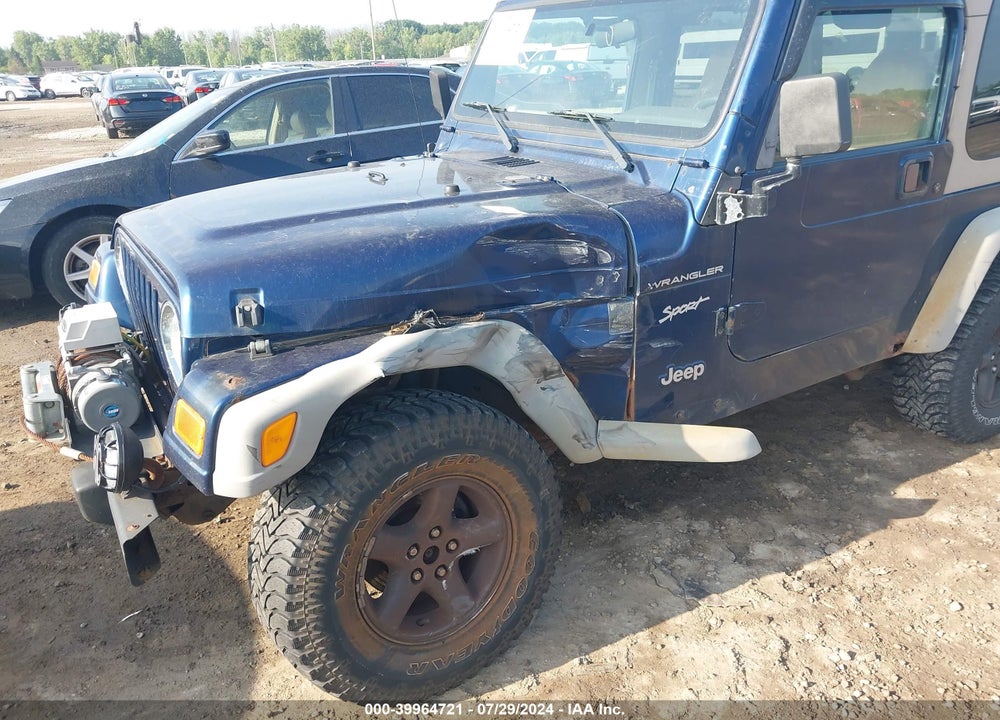 2002 JEEP WRANGLER SPORT VIN: 1J4FA49S82P713218