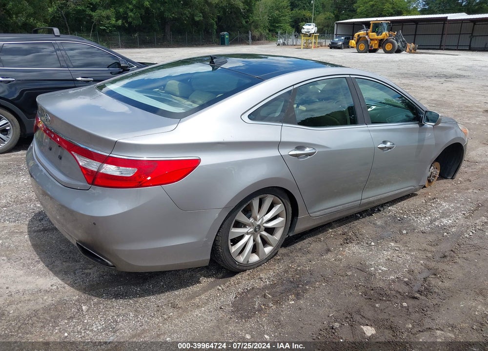 2013 HYUNDAI AZERA VIN: KMHFH4JG8DA205048