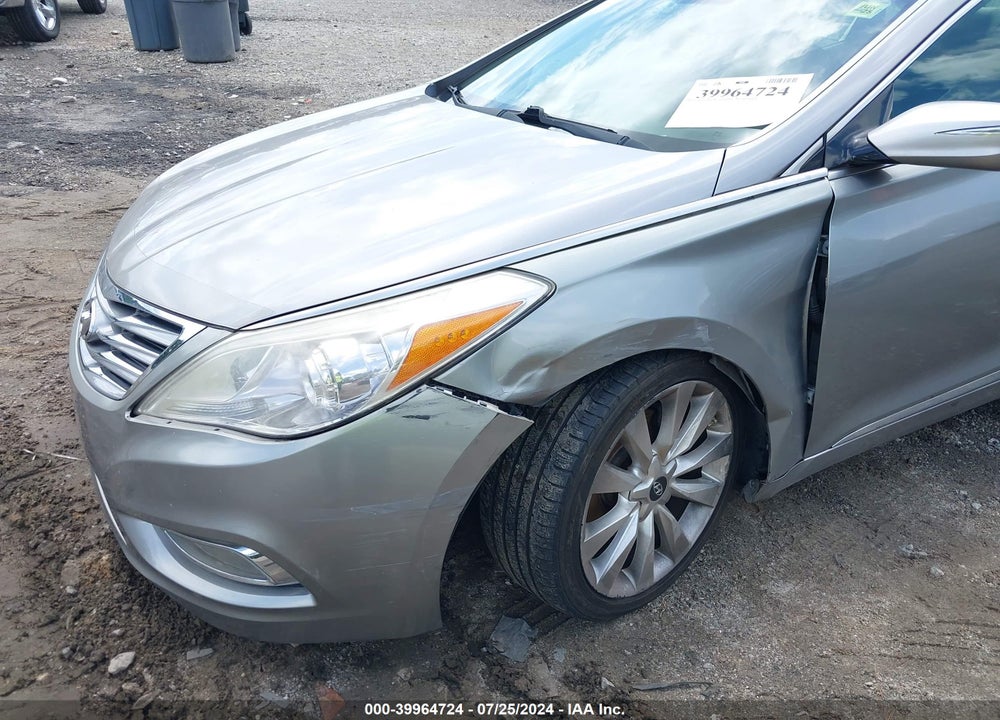 2013 HYUNDAI AZERA VIN: KMHFH4JG8DA205048