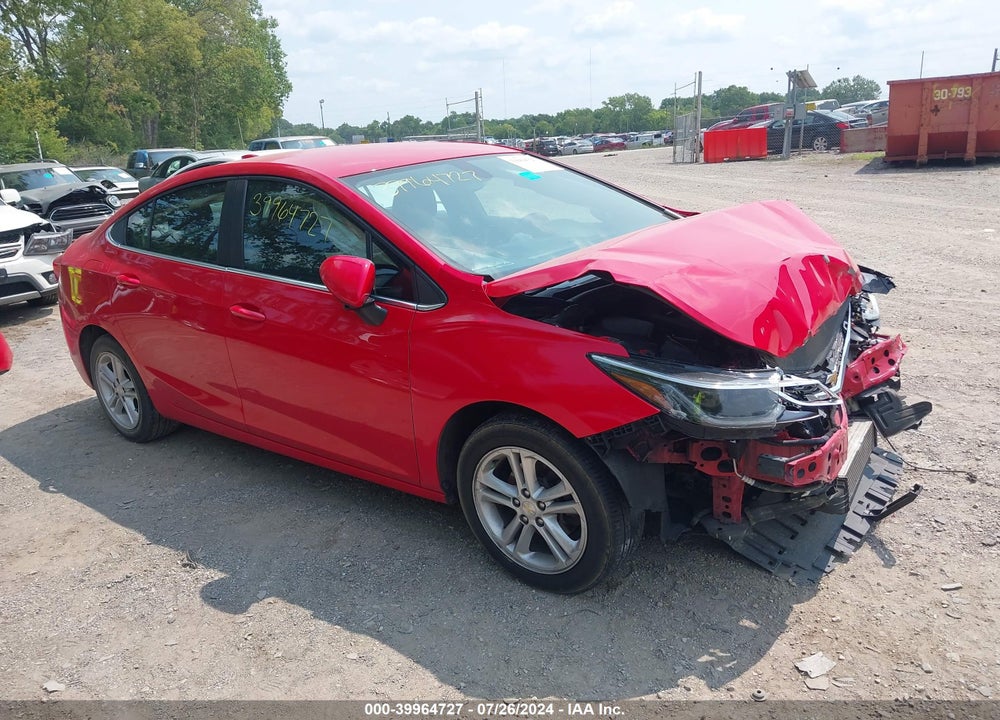 2017 CHEVROLET CRUZE LT AUTO VIN: 1G1BE5SM2H7134463