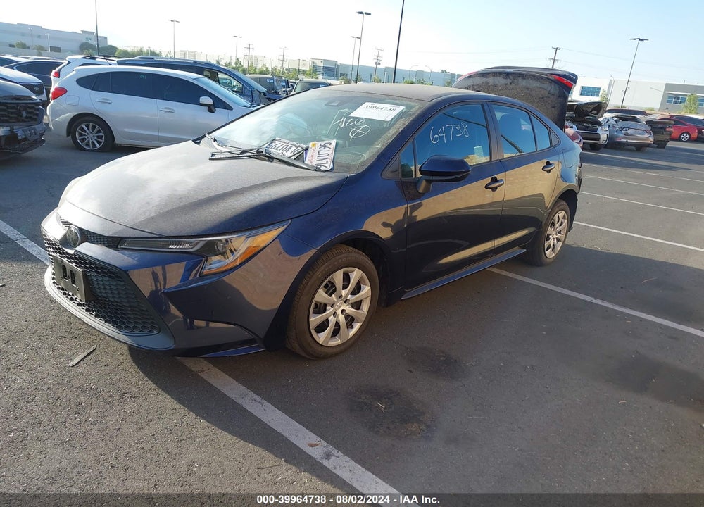 2021 TOYOTA COROLLA LE VIN: 5YFEPMAE5MP226811