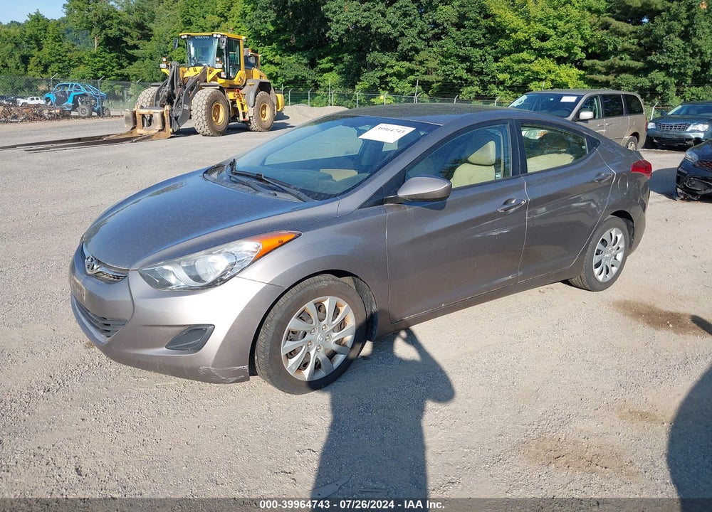 2012 HYUNDAI ELANTRA GLS PZEV VIN: 5NPDH4AE8CH142633