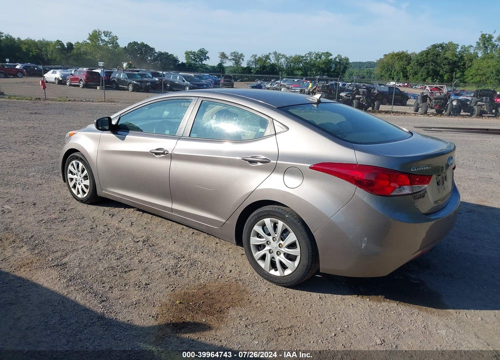 2012 HYUNDAI ELANTRA GLS PZEV VIN: 5NPDH4AE8CH142633