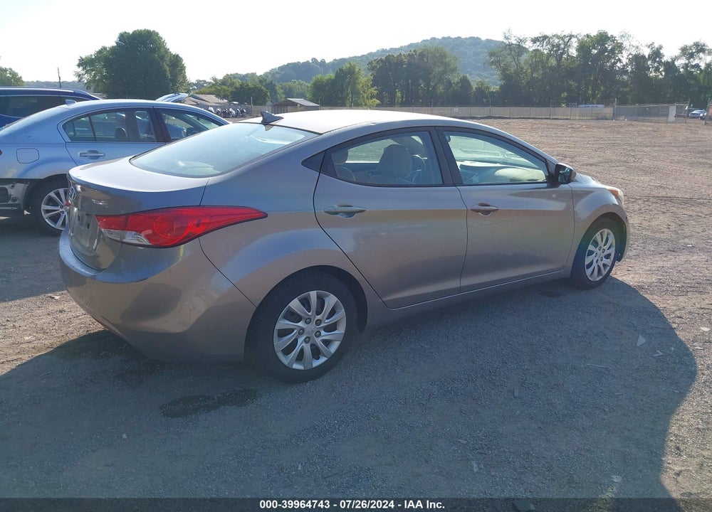2012 HYUNDAI ELANTRA GLS PZEV VIN: 5NPDH4AE8CH142633