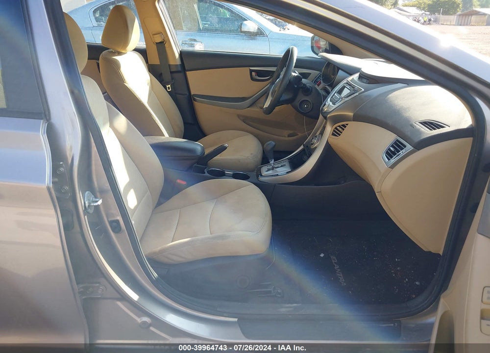 2012 HYUNDAI ELANTRA GLS PZEV VIN: 5NPDH4AE8CH142633