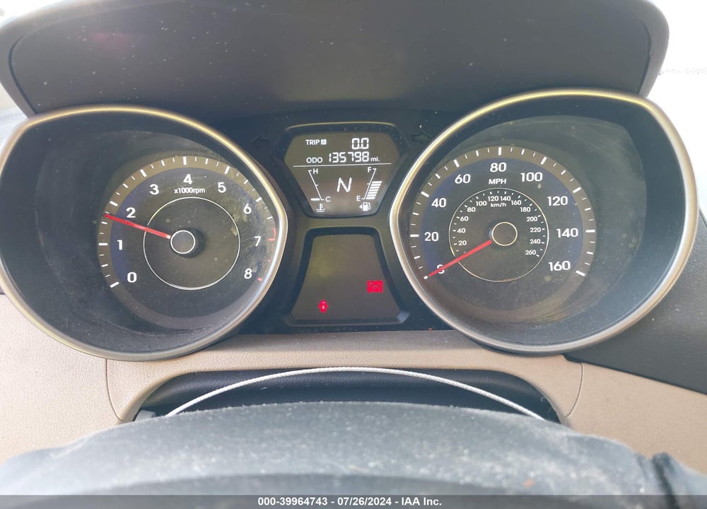 2012 HYUNDAI ELANTRA GLS PZEV VIN: 5NPDH4AE8CH142633