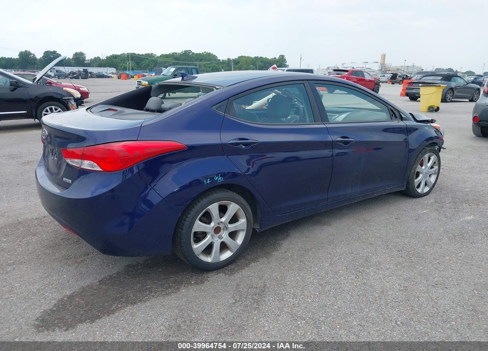 2013 HYUNDAI ELANTRA LIMITED VIN: 5NPDH4AE0DH249368
