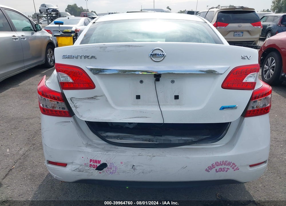 2014 NISSAN SENTRA FE+ S/FE+ SV/S/SL/SR/SV VIN: 3N1AB7APXEL648297
