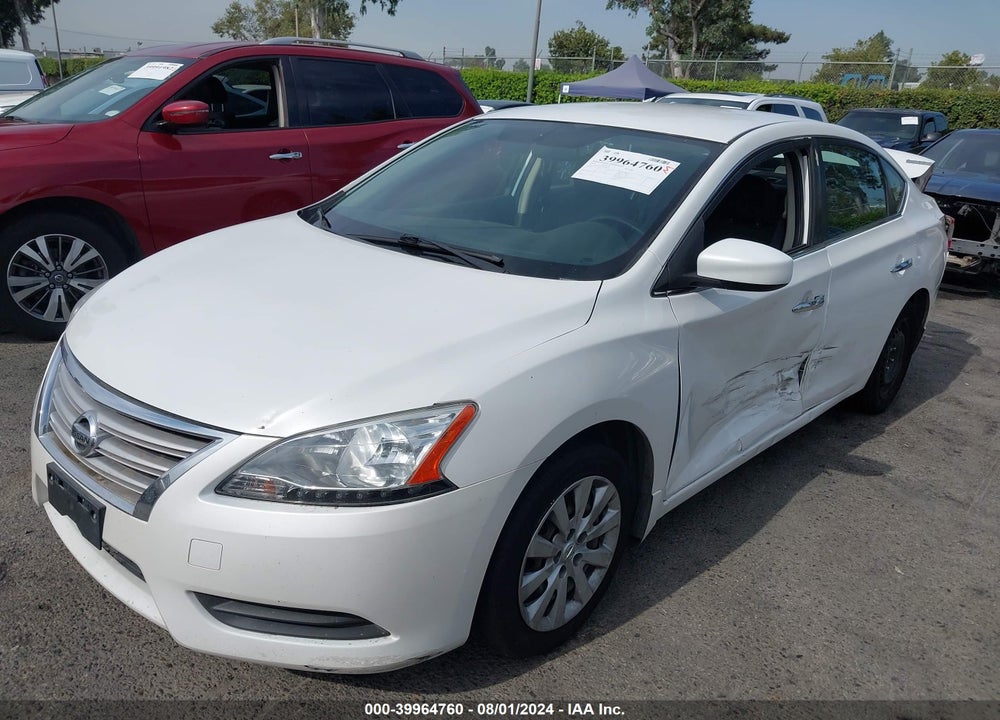 2014 NISSAN SENTRA FE+ S/FE+ SV/S/SL/SR/SV VIN: 3N1AB7APXEL648297